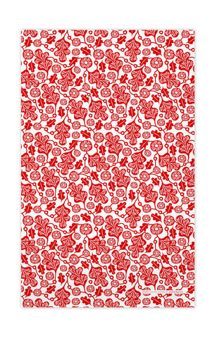 Jangneus - Red Oak Leaf Tea Towel