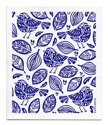 Jangneus - Blue Robins Dishcloth