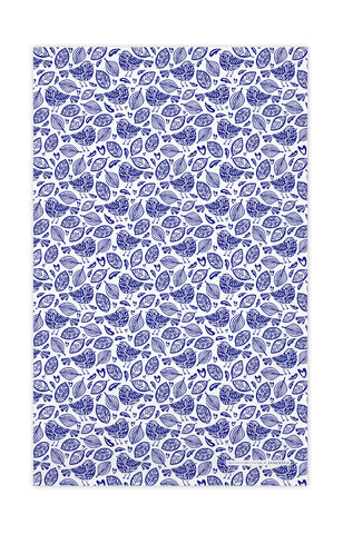Jangneus - Blue Robins Tea Towel
