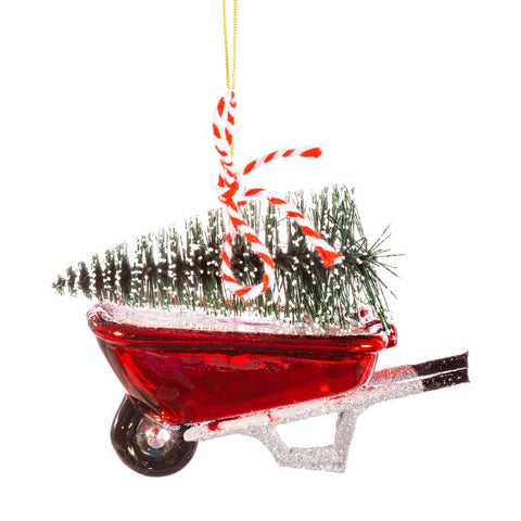 Wheelbarrow Tree Decoration