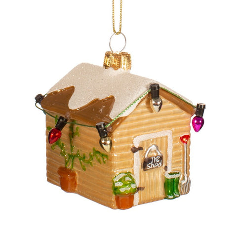 Mini Shed Tree Decoration