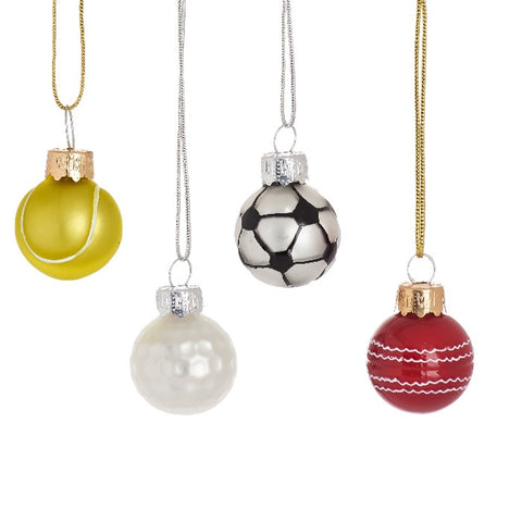 Mini Sports Ball Bauble Set