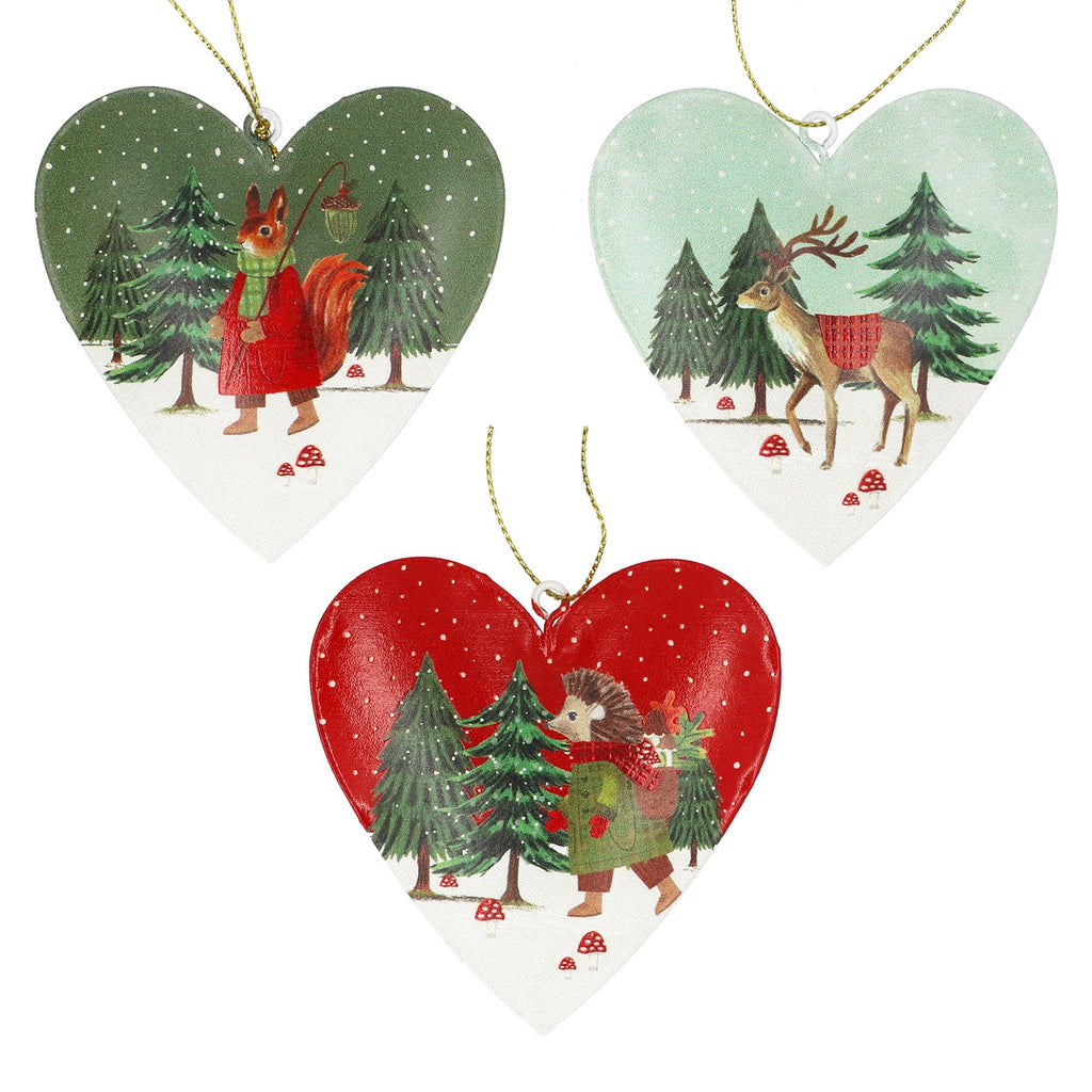 Tin Woodland Animal Decoration (single)