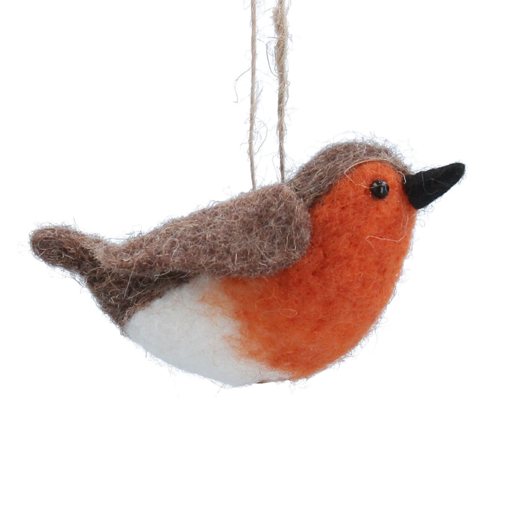 Robin Wool Decoration