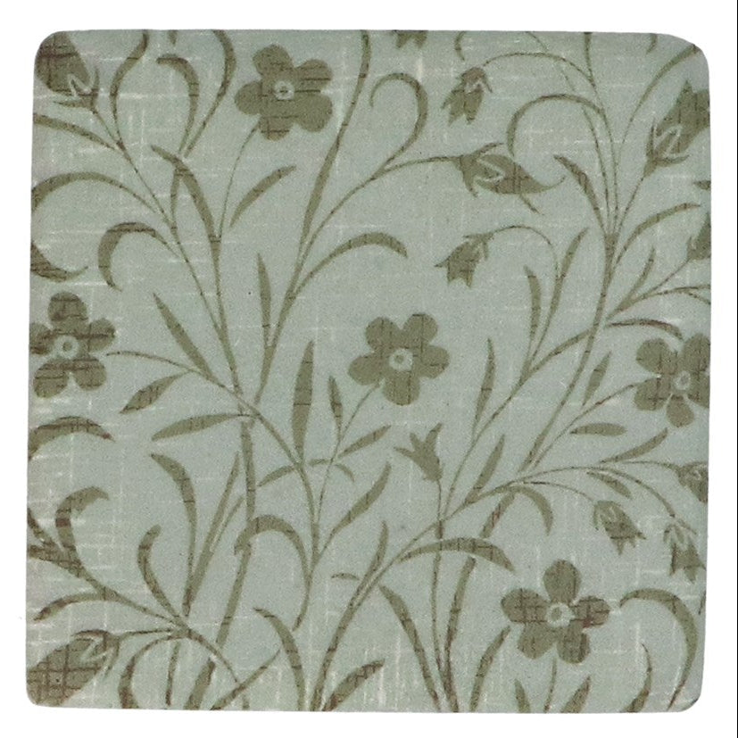 Sage Green Floral Coaster