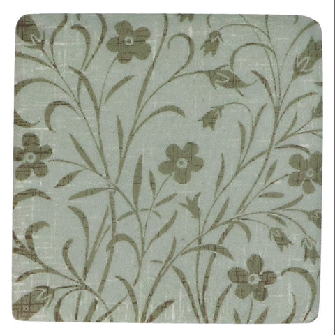 Sage Green Floral Coaster