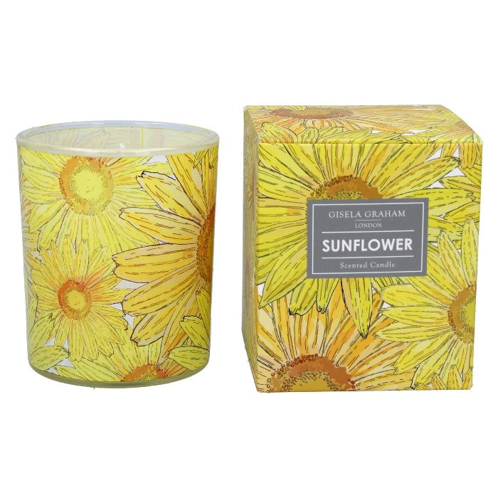 Sunflowers Scented Candle Pot