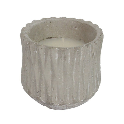 Diamond Concrete Citronella Candle Pot, Small