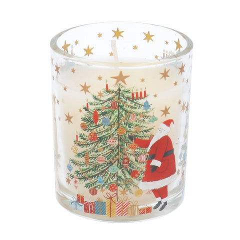 Nostalgia Boxed Candle (Santa & Tree Design)
