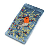 POM Blue Velvet Glasses Case - Robin And Holly
