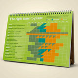 RHS Plantable Veg & Herb Desk Calendar 2026 (A4)