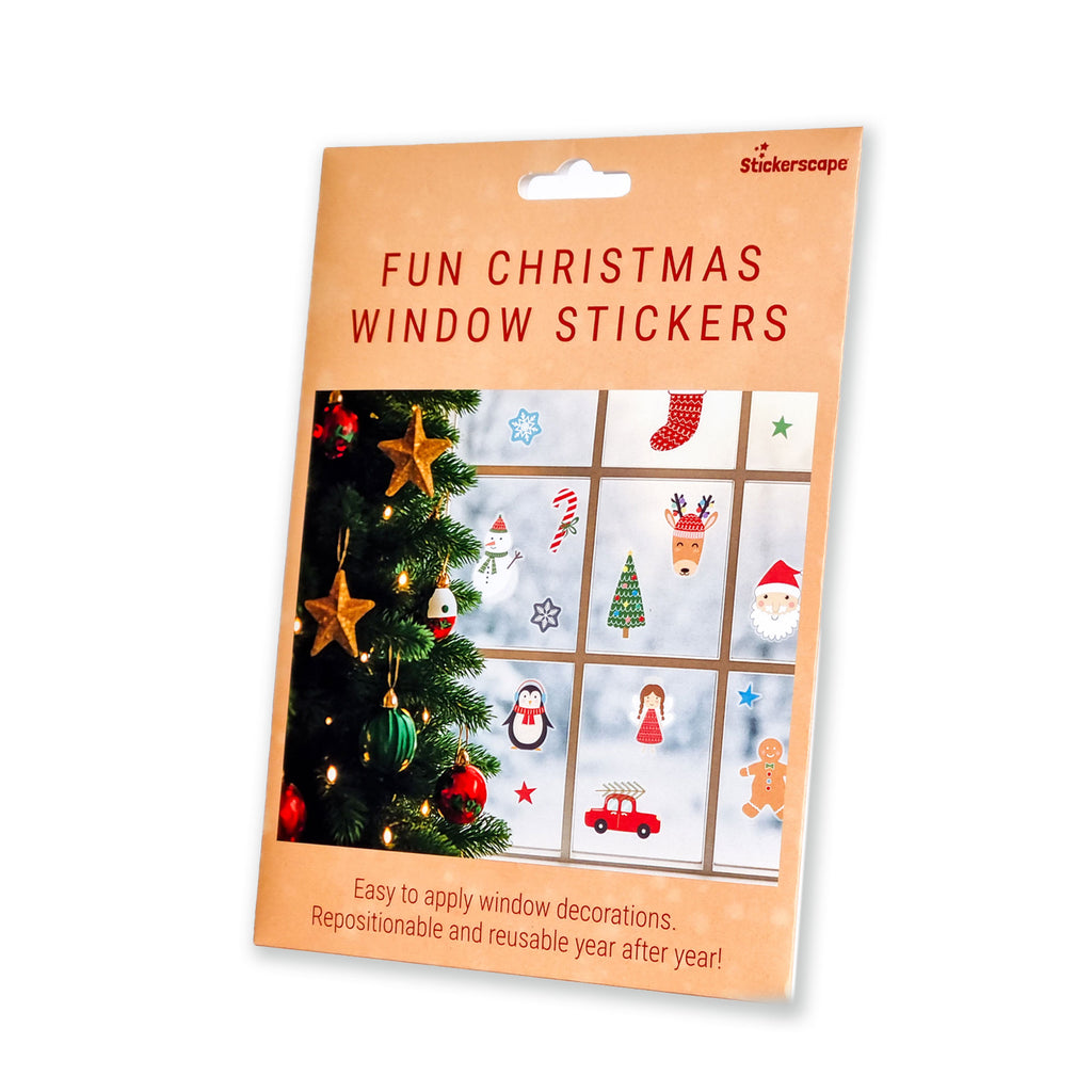 Fun Christmas Window Stickers