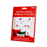 Winter Robin Window Stickers