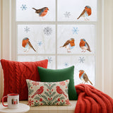 Winter Robin Window Stickers