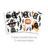 Halloween Cat Window Stickers