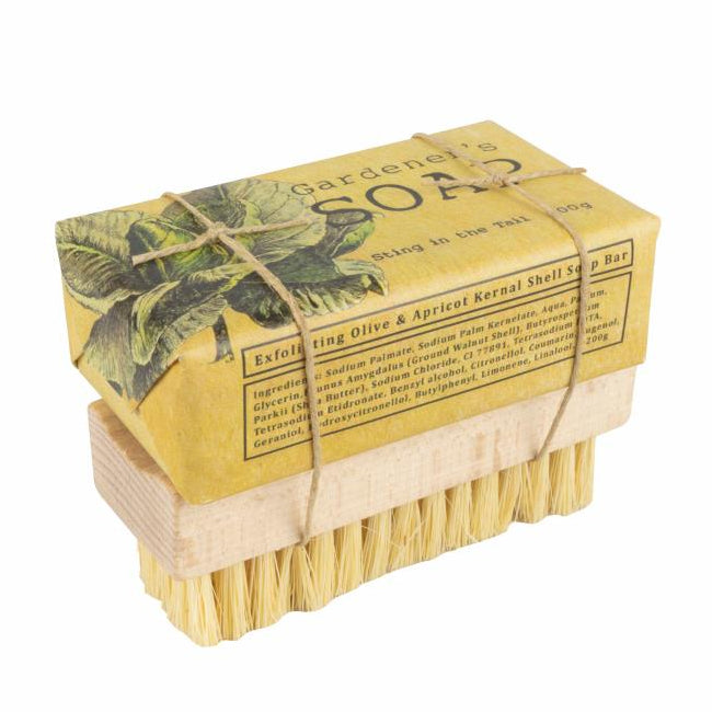Gardener's Exfoliating Soap & Brush Set