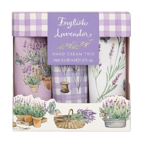 Heathcote & Ivory English Lavender Hand Cream Trio