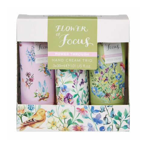 Flower Of Focus Hand Cream Trio