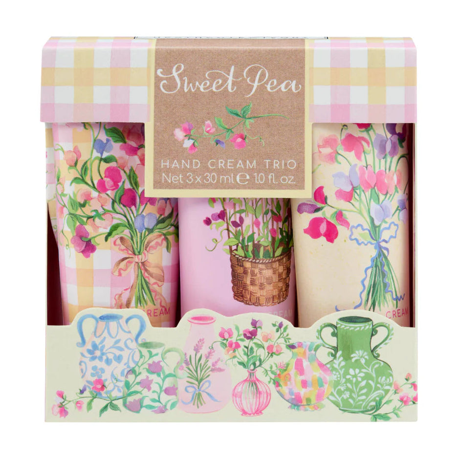 Sweet Pea Hand Cream Trio