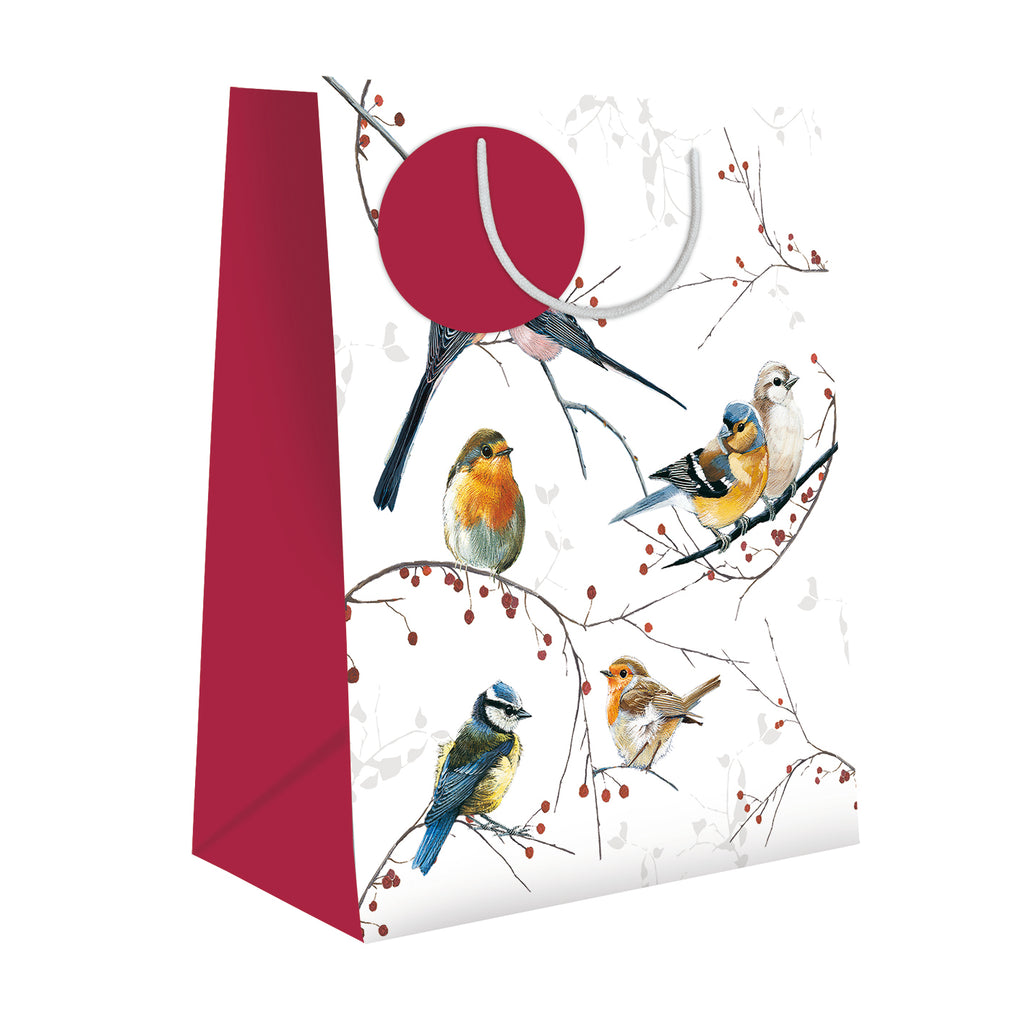 Medium Gift Bag - Birds & Berries