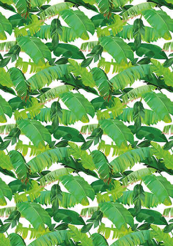 Elle Wrapping Paper - Tropical Leaves