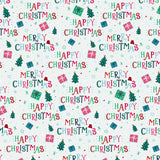 Christmas Wrap and Tags - Christmas Text Twin Pack