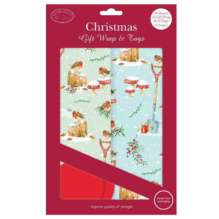Christmas Wrap and Tags - Robin's Lookout Twin Pack