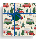 Christmas Wrap & Tags - Bringing Home the Tree