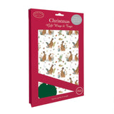 Christmas Wrap & Tags - Wintry Hares