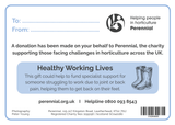 Healthy Working Lives (Passion Flower Design)