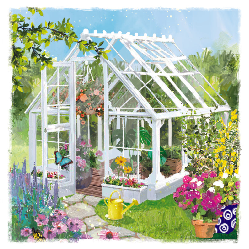 Ling Greeting Card - Summerhouse