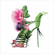 The Eco Friendly Card Co - Pink Hollyhock