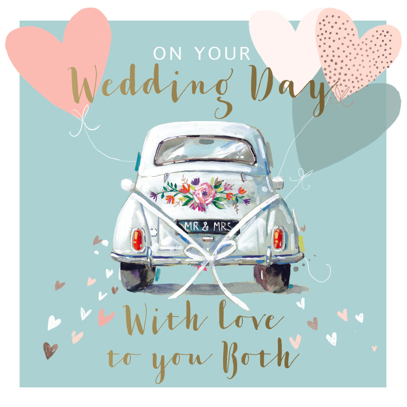 Ling Greeting Card - The Wedding Car