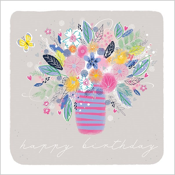 Elle Greeting Card - Birthday Blooms