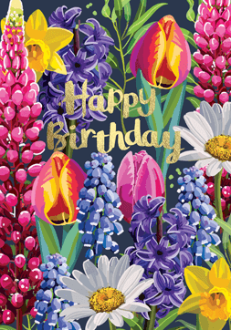 Sarah Kelleher Card - Happy Birthday Mixed