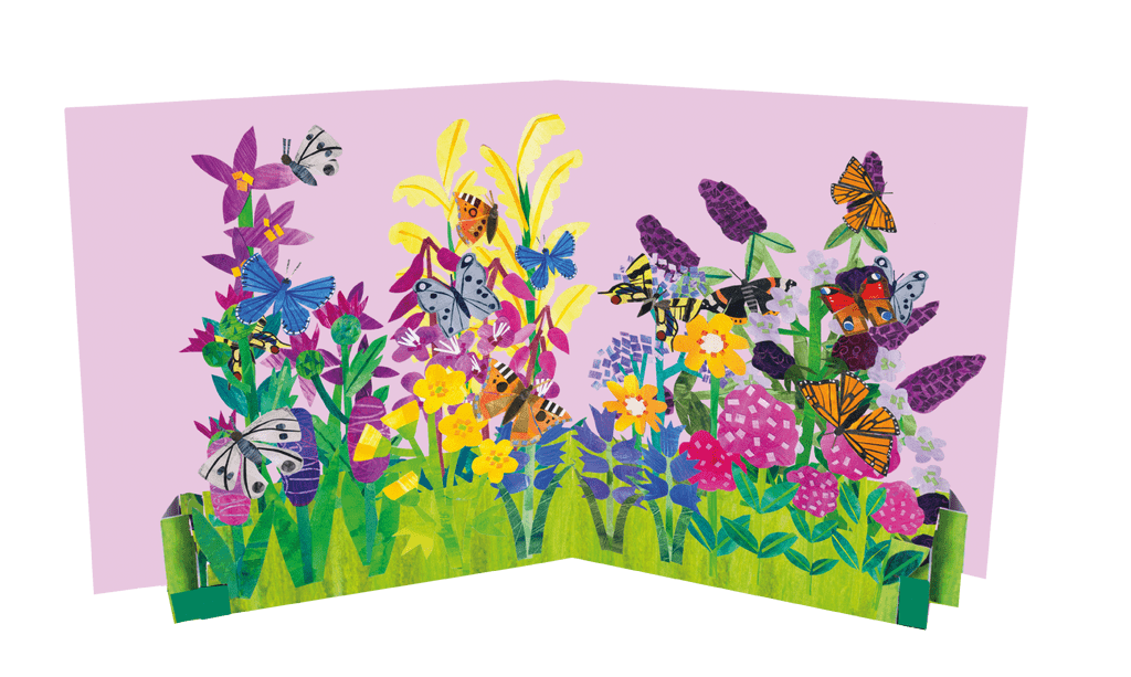 3D Pop up Card - Butterfly Garden