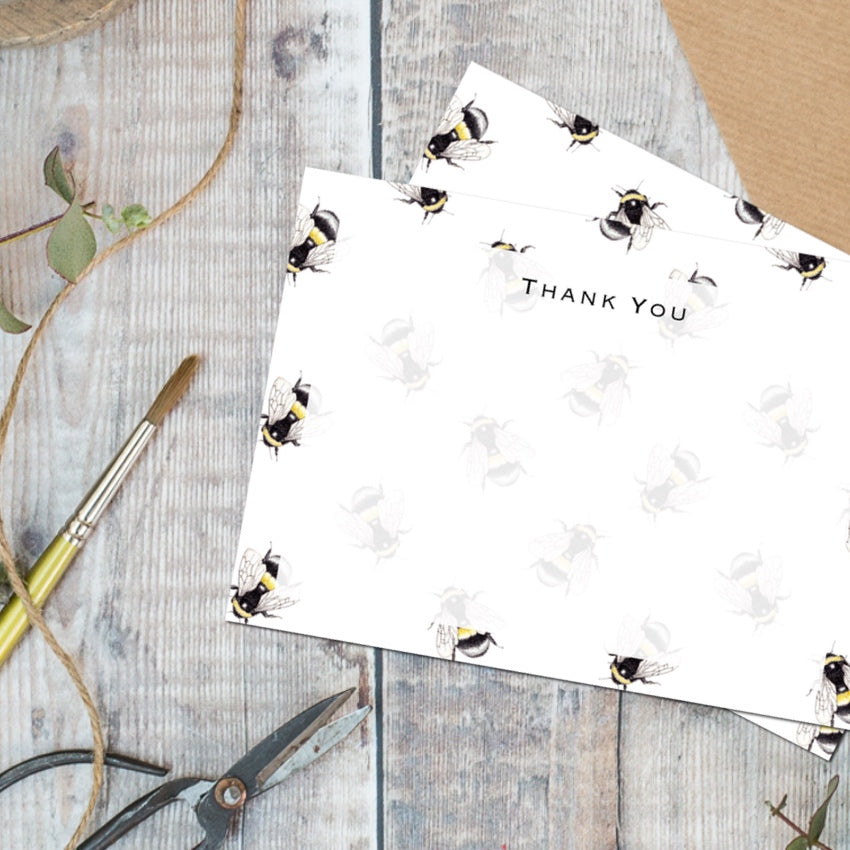 Toasted Crumpet - Bumblebees Thank You Cards