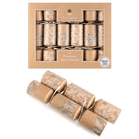 Christmas Crackers - Eco Plastic Free Crackers x6