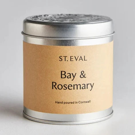 St. Eval Scented Tin Candle - Bay & Rosemary