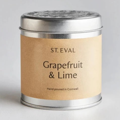 St. Eval Scented Tin Candle - Grapefruit & Lime