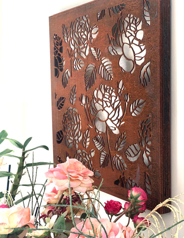Perennial Rose Modular Wall Panel