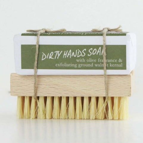 Dirty Hands Soap and Brush Set