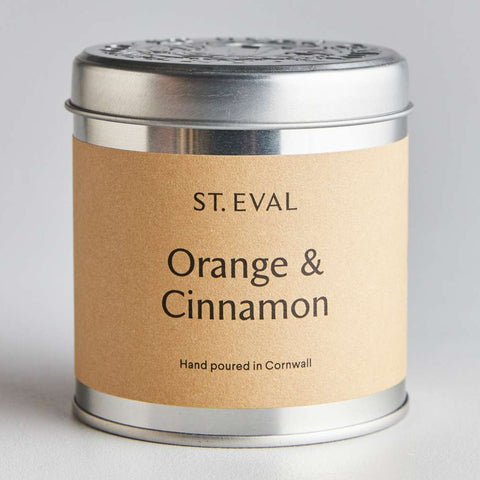 St. Eval Scented Tin Candle - Orange & Cinnamon